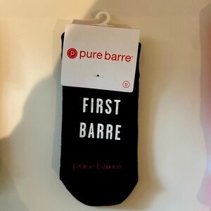 Pure Barre: Low Rise Grip Socks - First Barre Then Beach